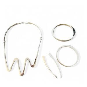 Vintage Richard Lawless Necklace Bracelet Earring Set